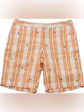 Izod Orange and White Women’s Golf Shorts